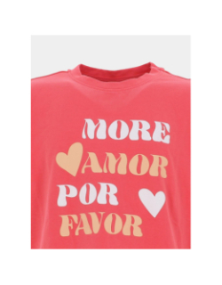T-shirt à manches courtes kogsonja rose fille - Only