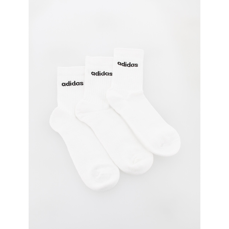 Pack 3 paires chaussettes hc crew blanc - Adidas