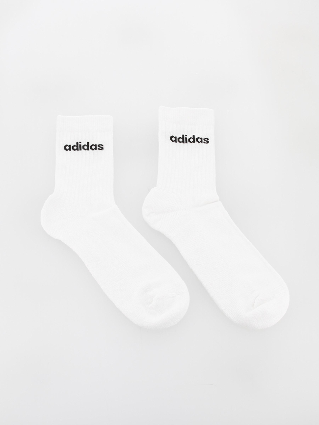 Pack 3 paires chaussettes hc crew blanc - Adidas