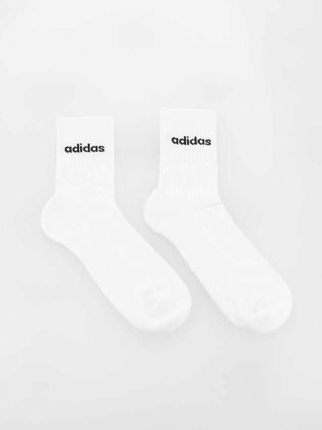 Pack 3 paires chaussettes hc crew blanc - Adidas