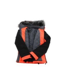 Blouson softshell de ski vanoise orange femme - Eldera Sportswear