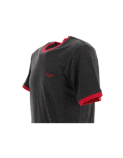 T-shirt the tee gris/rouge homme - Teddy Smith
