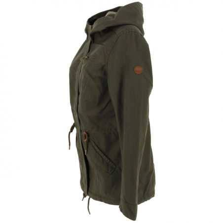 Veste ?� capuche mi saison lorca kaki femme - Only |wimod