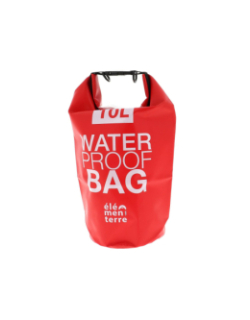 Sac étanche bukceno 10L rouge - Elementerre