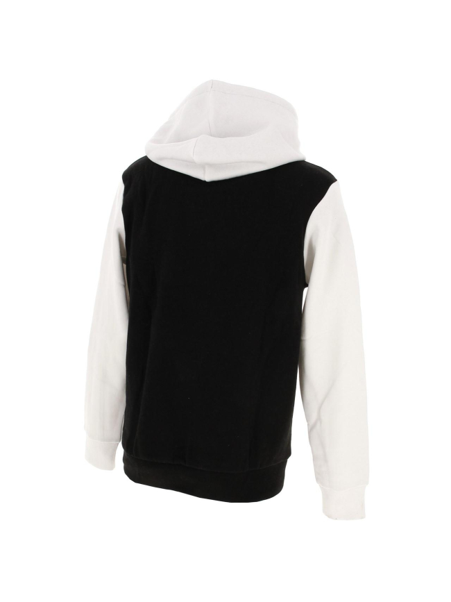 Sweat à capuche blocking blanc homme - Jack & Jones