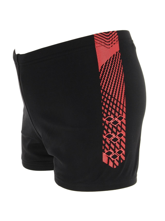 Maillot de bain natation feather noir rouge garçon - Arena