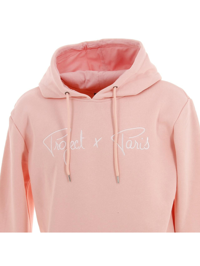 Sweat à capuche basic rose - Project X Paris