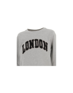 Sweat london laina gris fille - Only