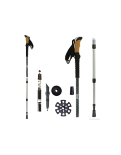 Bâton de randonné tramp noir - Elémenterre