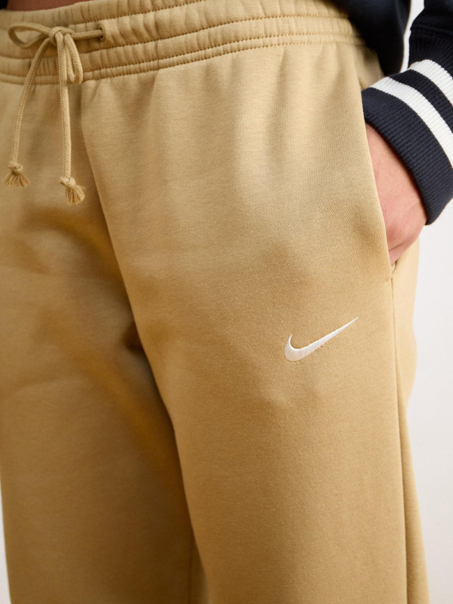 Pantalon jogging phoenix fleece marron clair femme - Nike