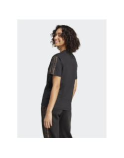 T-shirt à manches courtes et motif animal noir femme - Adidas