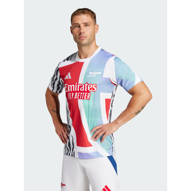 Maillot d'échauffement arsenal 24/25 multicolore homme - Adidas