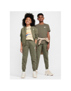 Pantalon jogging club fleece kaki foncé enfant - Nike