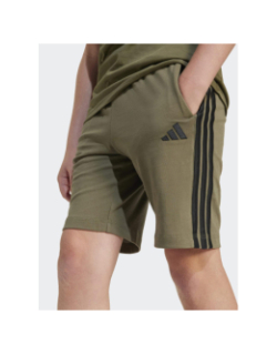 Short molleton essentials 3s kaki enfant - Adidas