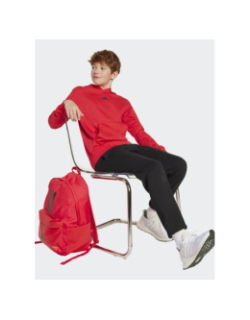 Sweat à capuche logo brodé rouge enfant - Adidas