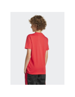 T-shirt à manches courtes tee 160 rouge enfant - Adidas