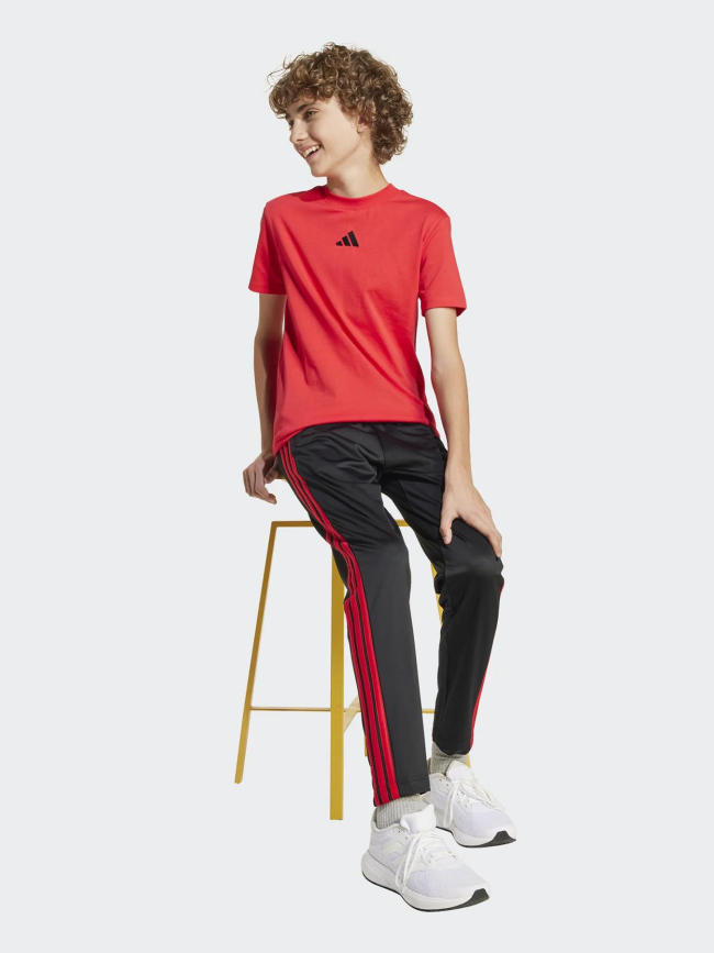 T-shirt à manches courtes tee 160 rouge enfant - Adidas