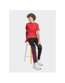 T-shirt à manches courtes tee 160 rouge enfant - Adidas