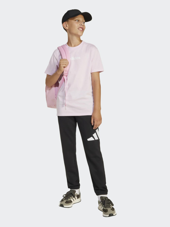 T-shirt à manches courtes j lin 160 rose enfant - Adidas