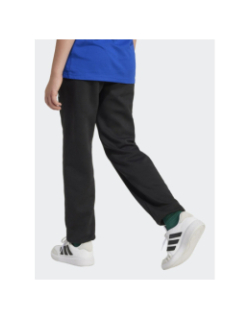 Pantalon jogging logo brodé noir enfant - Adidas