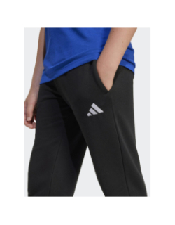 Pantalon jogging logo brodé noir enfant - Adidas