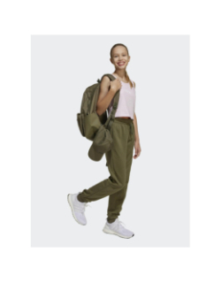 Pantalon jogging logo brodé kaki enfant - Adidas
