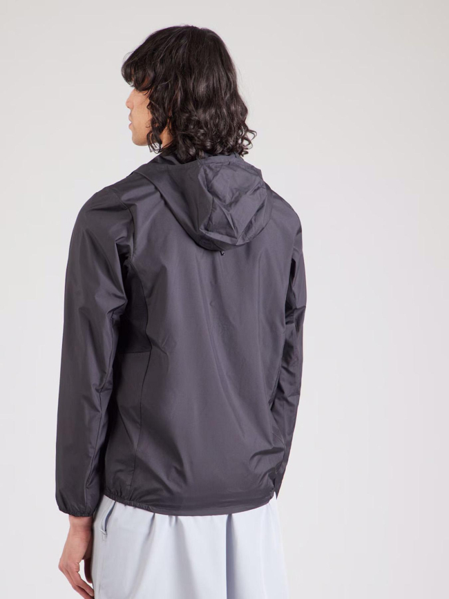 Veste de running zippée à capuche core noir homme - Asics