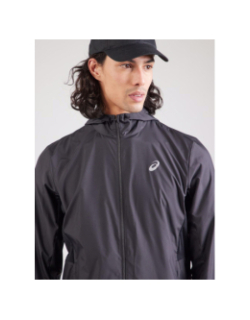 Veste de running zippée à capuche core noir homme - Asics