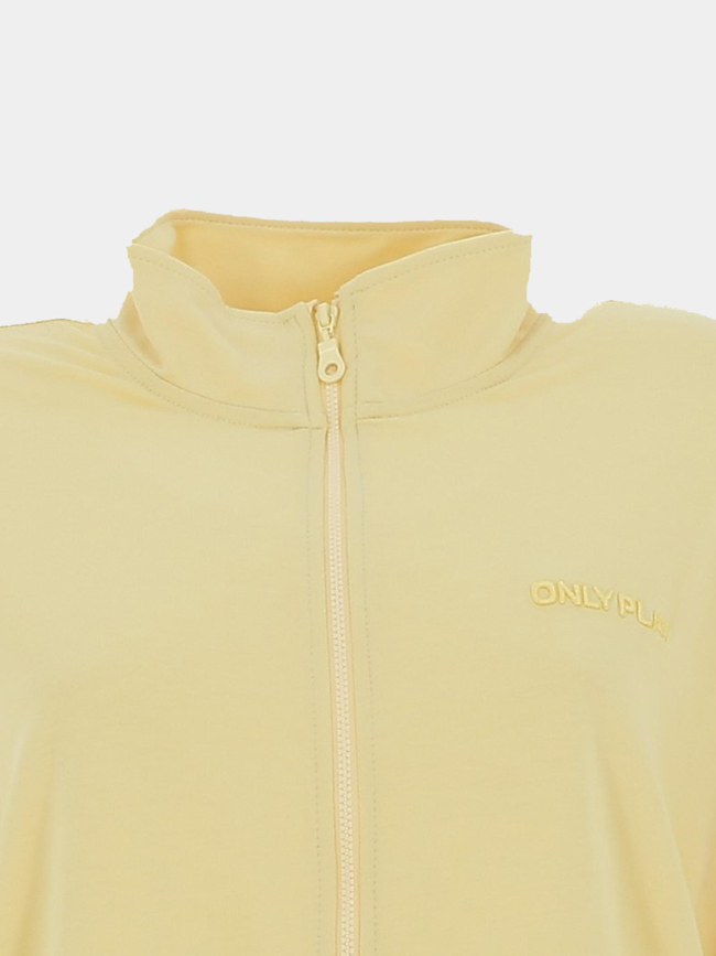 Veste de sport zippée onpfrei life jaune femme - Only