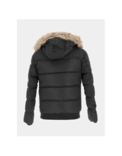 Doudoune à capuche jomir noir garçon - Kaporal