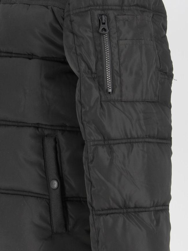 Doudoune à capuche jomir noir garçon - Kaporal