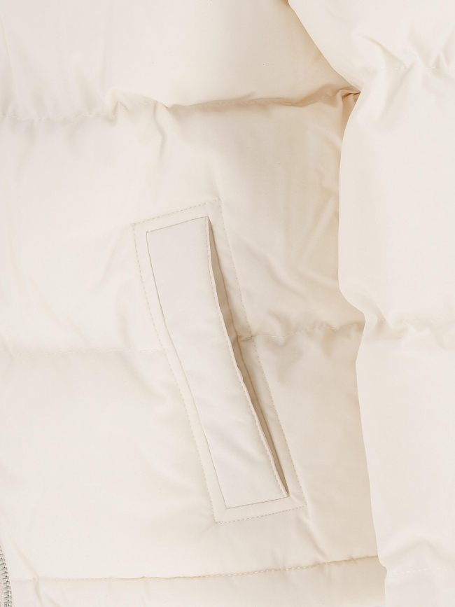 Doudoune à capuche ammagi écru fille - Le Temps Des Cerises