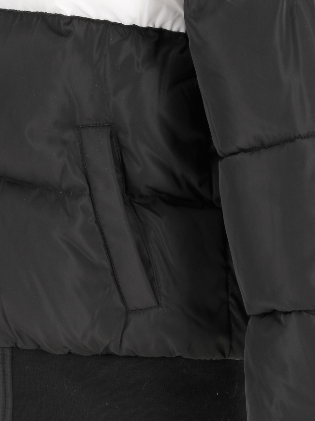 Doudoune à capuche padded noir garçon - Guess