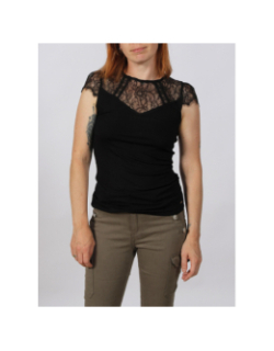 Top giulia dentelle noir femme - Morgan