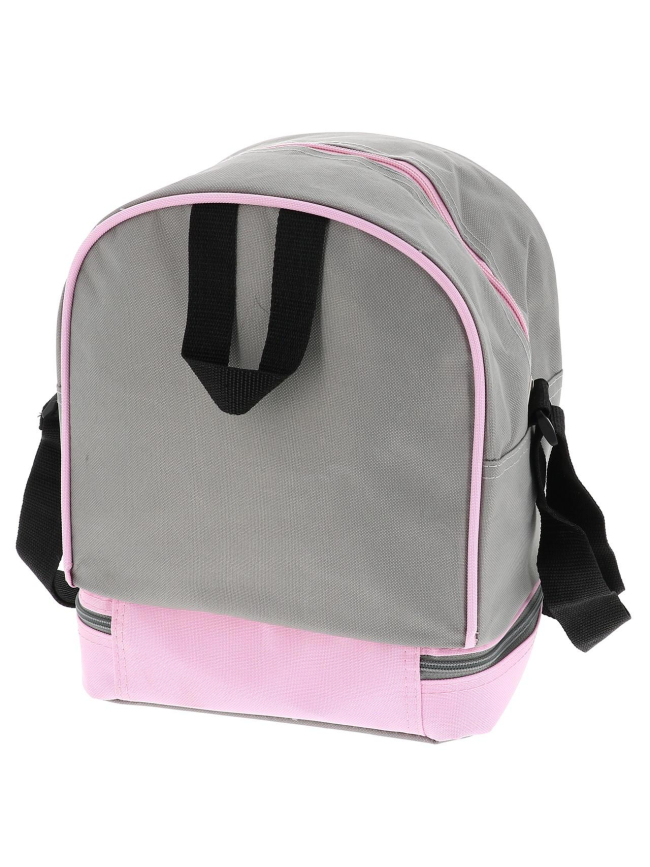 Sacoche 3 boules de pétanque gris rose - Tremblay