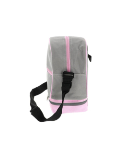 Sacoche 3 boules de pétanque gris rose - Tremblay