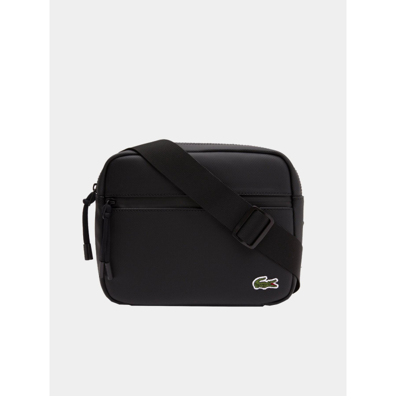Sac bandoulière reporter noir homme - Lacoste
