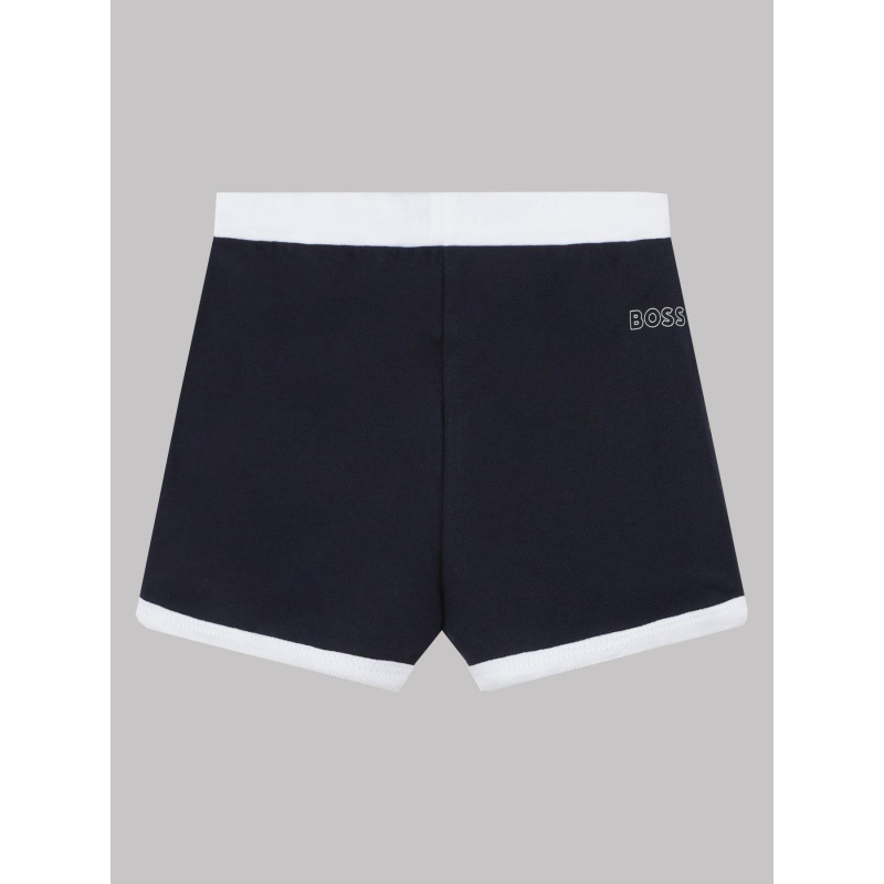 Ensemble t-shirt short ciel bébé - Boss