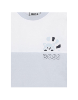 Ensemble t-shirt short ciel bébé - Boss