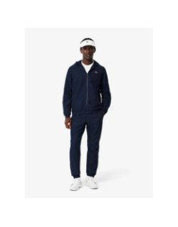 Ensemble survêtement sport griffé bleu marine homme - Lacoste