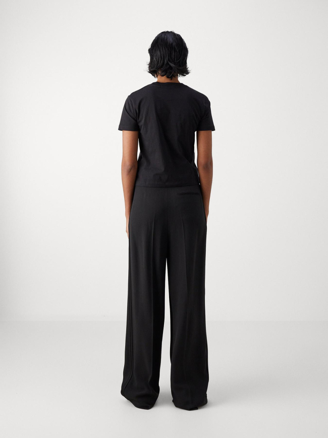 T-shirt court monologo noir femme - Calvin Klein Jeans