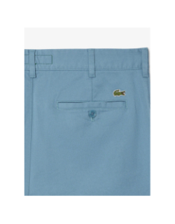 Pantalon chino slim fit en coton stretch bleu homme - Lacoste