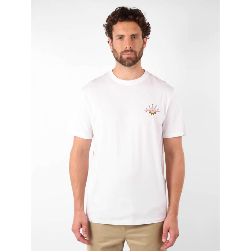 T-shirt à manches courtes sandbar blanc homme - Oxbow