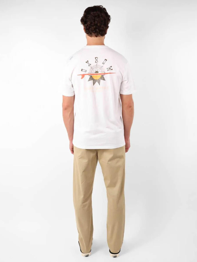T-shirt à manches courtes sandbar blanc homme - Oxbow