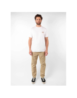 T-shirt à manches courtes sandbar blanc homme - Oxbow