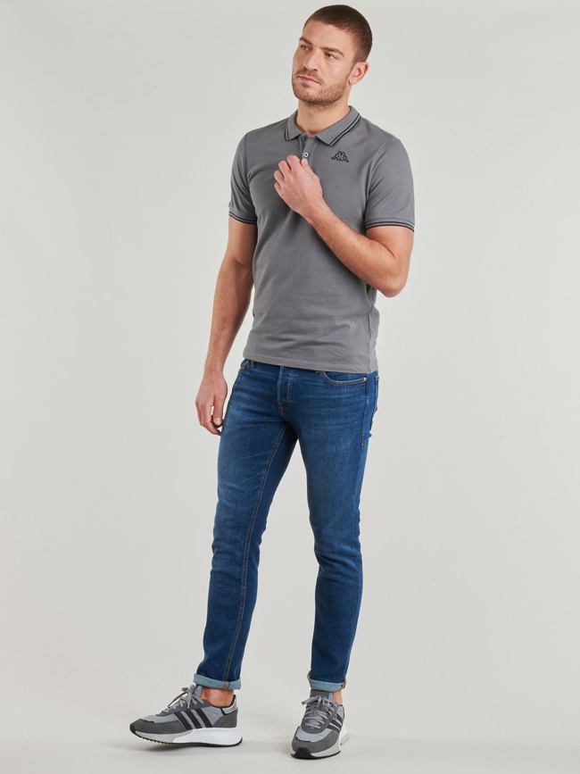 Polo slim fit ezio 2 gris homme - Kappa
