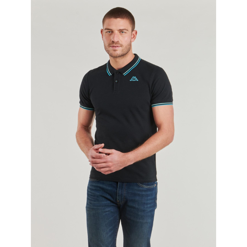 Polo slim fit ezio 2 noir homme - Kappa