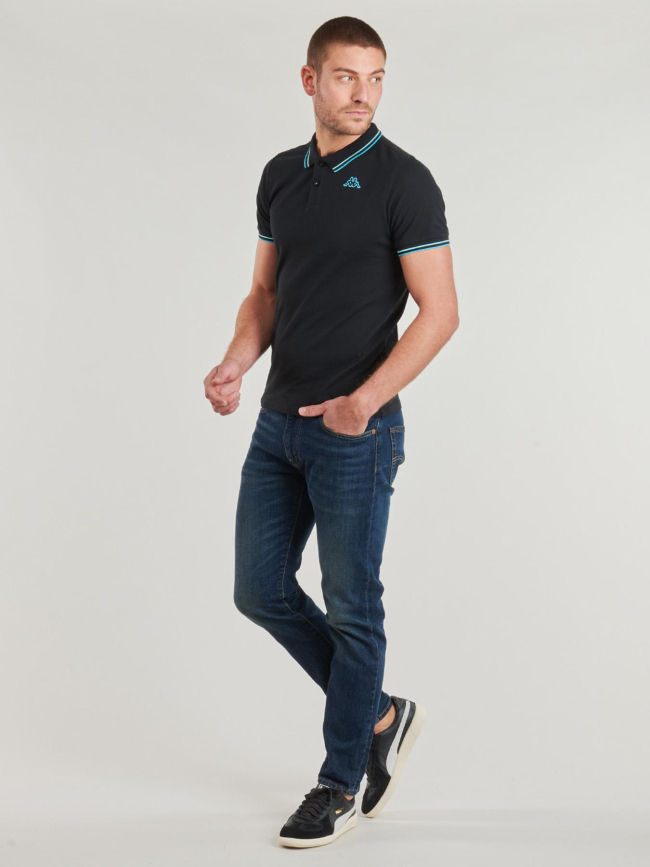 Polo slim fit ezio 2 noir homme - Kappa