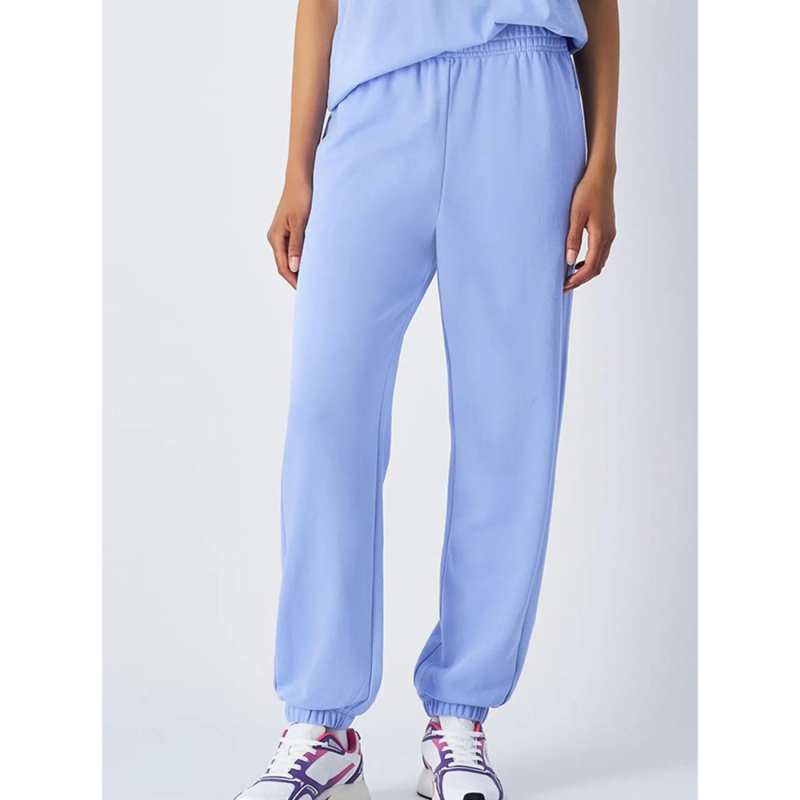 Pantalon jogging elastic cuff bleu femme - Champion