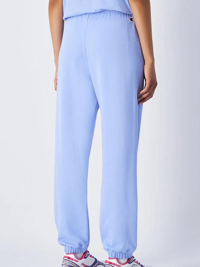 Pantalon jogging elastic cuff bleu femme - Champion